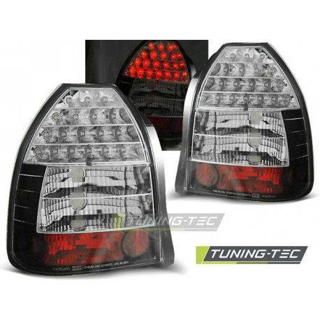 Farovi i rasvjeta LED stražnja svjetla HONDA CIVIC 09.95-02.01 3D crna LED | race-shop.hr