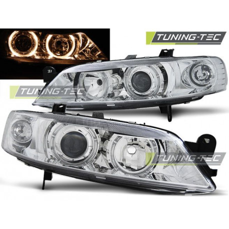 Farovi i rasvjeta Farovi OPEL VECTRA B 99-02 angel eyes krom | race-shop.hr