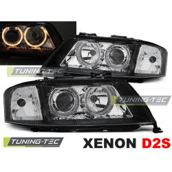 xenon Farovi angel eyes crna za AUDI A6 05.97-09.99