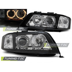 Farovi angel eyes crna za AUDI A6 06.01-05.04