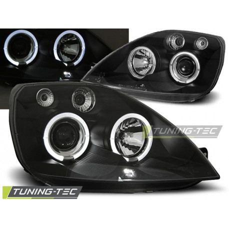 Farovi i rasvjeta Farovi FORD FIESTA MK6 05.02-08.05 angel eyes BLACK | race-shop.hr