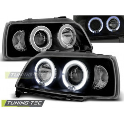 Farovi RENAULT CLIO 06.90-95 angel eyes BLACK