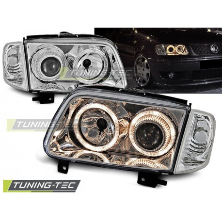 Farovi i rasvjeta Farovi angel eyes krom za VW POLO 6N2 10.99-10.01 | race-shop.hr