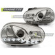 Rasvjeta Farovi dnevna svjetla krom za VW GOLF 4 09.97-09.0 | race-shop.hr