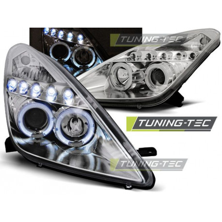 Farovi i rasvjeta Farovi TOYOTA CELICA T230 99-05 angel eyes krom | race-shop.hr
