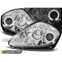 Farovi MITSUBISHI ECLIPSE D50 00-05 angel eyes krom