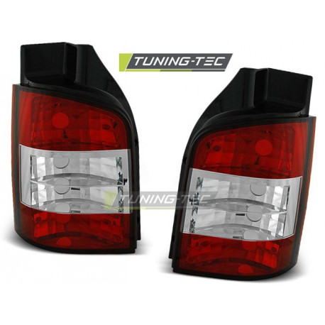 Rasvjeta STRAŽNJA SVJETLA CRVENO BIJELO za VW T5 04.03-09 | race-shop.hr