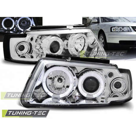 Farovi i rasvjeta FAROVI ANGEL EYES KROM za VW PASSAT B5 3B 11.96-08.00 | race-shop.hr