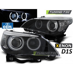 XENON FAROVI D1S ANGEL EYES CCFL CRNI za BMW E60/E61 05-07
