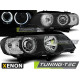 Rasvjeta XENON FAROVI ANGEL EYES LED CRNI za BMW X5 E53 09.99-10.03 | race-shop.hr