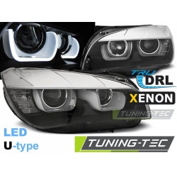 XENON FAROVI U-LED LIGHT CRNI za BMW X1 E84 08.12-01.14