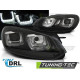 Farovi i rasvjeta FAROVI U-LED LIGHT DRL CRNI BLACK LINE za VW GOLF 6 08-12 | race-shop.hr