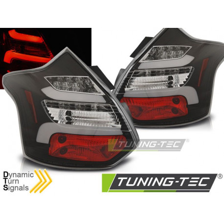 Farovi i rasvjeta FORD FOCUS 3 11-10.14 HATCHBACK CRNI LED BAR SEQ IND. | race-shop.hr