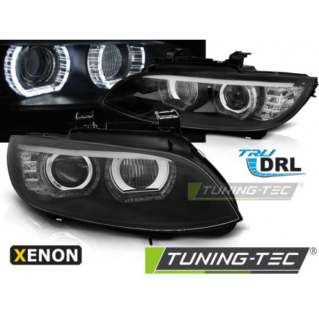 Rasvjeta XENON FAROVI ANGEL EYES LED CRNI za BMW E92/E93 06-10 | race-shop.hr