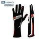 Rukavice Rukavice RRS Grip 2 sa FIA homologacija (unutarnje šivanje) black red | race-shop.hr