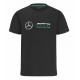 Majice Mercedes Benz AMG Petronas F1 majica , crna s velikim logom | race-shop.hr