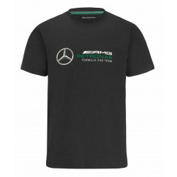 Mercedes Benz AMG Petronas F1 majica , crna s velikim logom