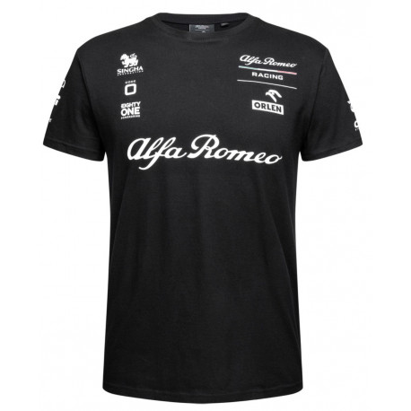 Majice ALFA ROMEO osnovna muška majica kratkih rukava (crna) | race-shop.hr