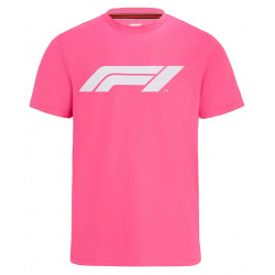 Velika majica s logotipom Formule 1 (ružičasta)