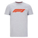 Majice Majica F1 Logo, siva | race-shop.hr