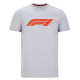 Majice Velika majica s logotipom Formule 1 (siva) | race-shop.hr