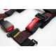 Sigurnosni pojasevi i dodaci 4 Točkasti sigurnosni pojasevi RACES Tuning series, 2" (50mm), crni | race-shop.hr