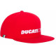 Kape Ducati Racing flat cap, Crvena | race-shop.hr