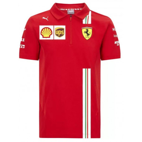 Majice FERRARI TEAM polo majica, Crvena | race-shop.hr