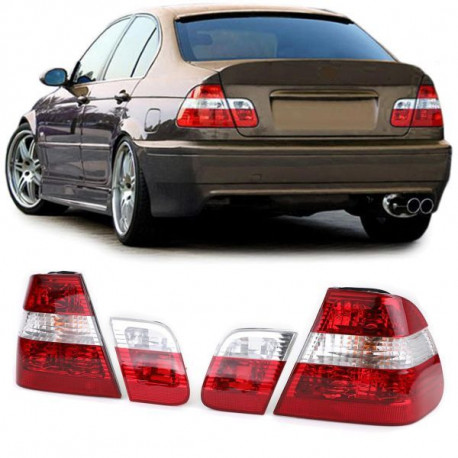 Rasvjeta Stražnja svjetla prozirna crvena Facelift Optika za BMW 3ER E46 Sedan 98-01 | race-shop.hr