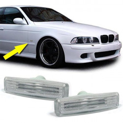 Bočni žmigavci bijeli - par odgovara BMW 5 series E39 95-03