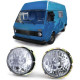 Farovi i rasvjeta RACES far za VW LT 28 35 40 45 75-85 (H4), prozirna, krom | race-shop.hr