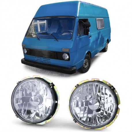 Farovi i rasvjeta RACES far za VW LT 28 35 40 45 75-85 (H4), prozirna, krom | race-shop.hr