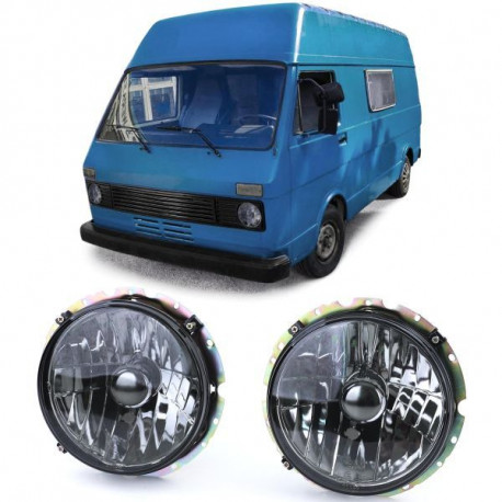 Farovi i rasvjeta Faravi crni tamni prozirni H4 par za VW LT 28 35 40 45 75-85 | race-shop.hr