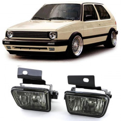 RACES maglenke za VW Golf 2 Jetta 2 83-92, crno-dimljena, prozirna