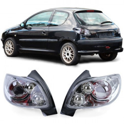 Stražnja svjetla prozirna za Peugeot 206 hatchback 3+5 vrata 98-09