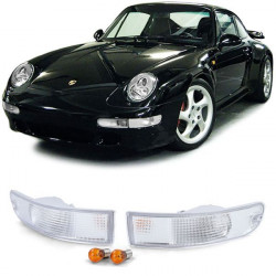 žmigavci prozirni bijeli par za Porsche 911 993 93-97