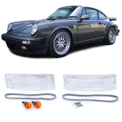 Prednji žmigavci bijeli s parom brtvila za Porsche 911 G model 74-89
