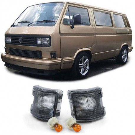 Farovi i rasvjeta žmigavci crni tami par za VW T3 Bus Box Transporter 79-92 | race-shop.hr