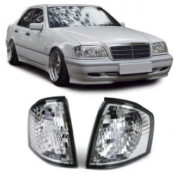 Bijeli žmigavci za Mercedes W202 C class 93-00