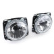 Rasvjeta Angel Eyes Farovi prozirni par odgovara za za VW Golf 2 83-92 | race-shop.hr