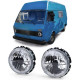Farovi i rasvjeta RACES farovi (Angel Eyes, Crosshair) za VW LT 28 35 40 45 75-85, prozirna, crna | race-shop.hr