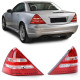 RACES LED stražnja svjetla za Mercedes SLK R170 96-04, crveno-prozirna, prozirna