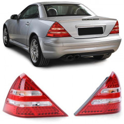 RACES LED stražnja svjetla za Mercedes SLK R170 96-04, crveno-prozirna, prozirna