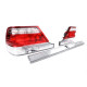 Farovi i rasvjeta RACES stražnja svjetla za lock bar Mercedes S Checkout W140 94-98, crveno-prozirna, prozirna | race-shop.hr