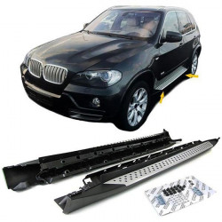 Bočna zaštita aluminijskih stepenica OE stil s ABE odgovara za BMW X5 E70 06-13