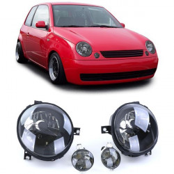 Crni prozirni Farovi + žmigavac za VW Lupo 98-05