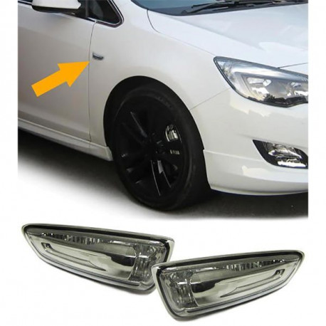 Rasvjeta bočni žmigavci crni odgovara za Opel Astra J K Insignia B Zafira C | race-shop.hr