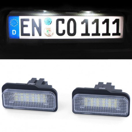 Rasvjeta LED bijelo svjetlo registarske pločice 6000K za Mercedes C219 R171 W211 W203 | race-shop.hr