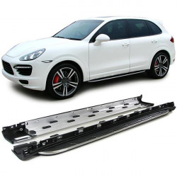 Bočna zaštita aluminijskih stepenica OE stil s ABE !! za Porsche Cayenne II