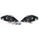 Rasvjeta LED stražnja svjetla prozirna crna za Peugeot 207 od 06 | race-shop.hr